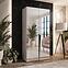 Szekrény Piano 3-100 kasmír/fekete,5