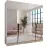 Szekrény Piano 3-200 fehér/fekete