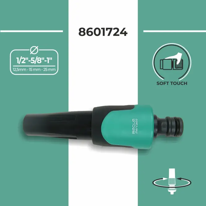 Állítható szórófej Soft Touch AM7201E