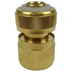 Gyorscsatlakozó - stop szeleppel, sárgaréz 1/2˝-5/8˝ AM5810C