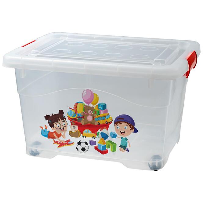 Tárolódoboz kerekeken 50 l 43x58x35