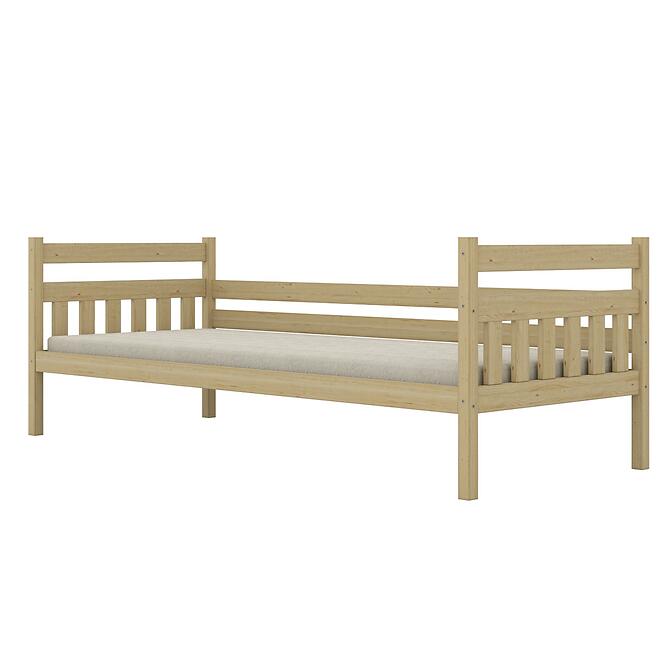 Ágy Dawid standard 90x180 természetes, lakkozott