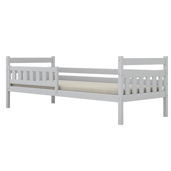 Ágy Dawid standard + korlát 90x200 fehér