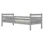 Ágy Dawid standard + korlát 80x200 szürke