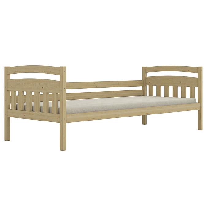 Ágy Tosia standard 80x180 természetes, nem lakkozott