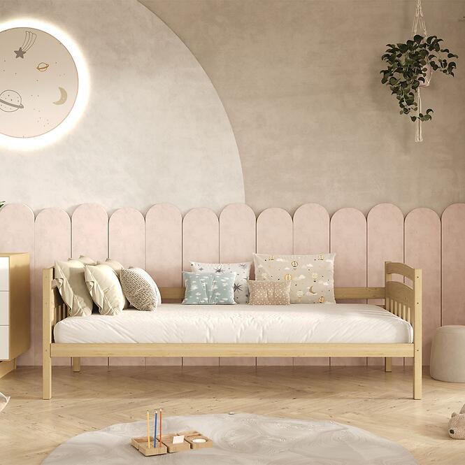 Ágy Tosia standard 90x180 természetes, lakkozott