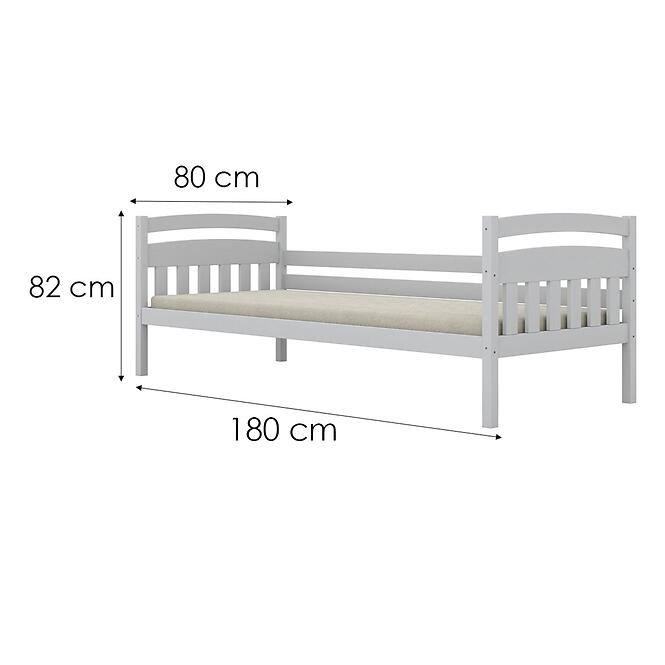 Ágy Tosia standard 80x180 fehér