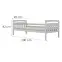 Ágy Tosia standard 90x200 fehér,4