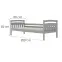 Ágy Tosia standard 80x200 szürke,4