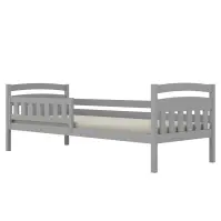 Ágy Tosia standard + korlát 80x160 szürke