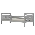 Ágy Tosia standard + korlát 90x200 szürke