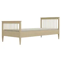 Ágy Emilia 90x200 természetes, lakkozott