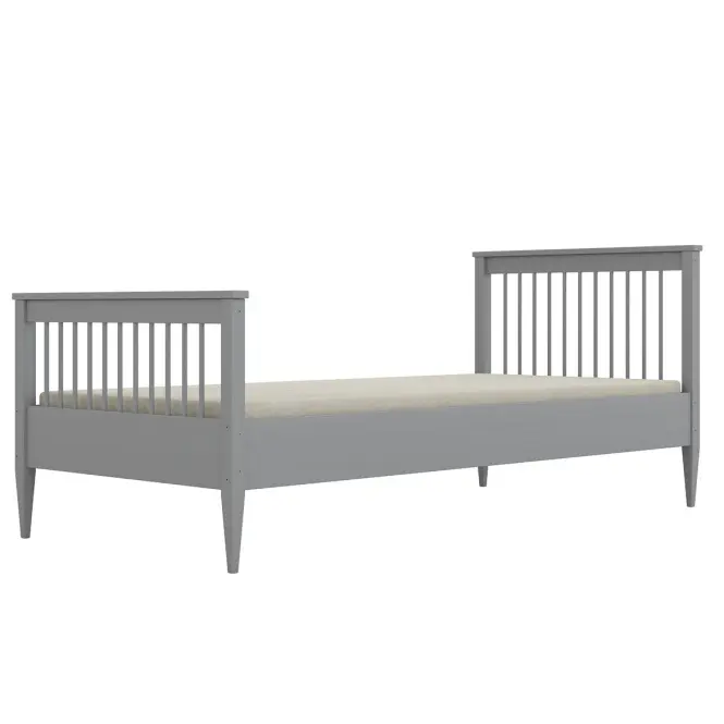 Ágy Emilia 90x200 szürke