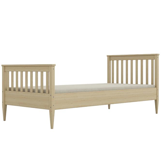 Ágy Ignaś 90x200 természetes, nem lakkozott