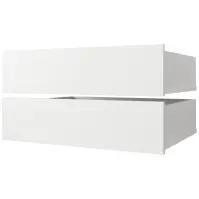 Készlet Fiók ( 2 Szt. )GŁ62 100 fehér