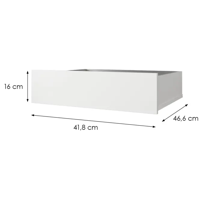 Készlet Fiók ( 2 Szt. )GŁ62 100 fehér