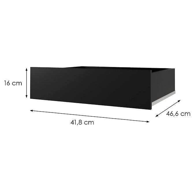 Komplet Szuflad ( 2 Szt. )GŁ62 100 fekete