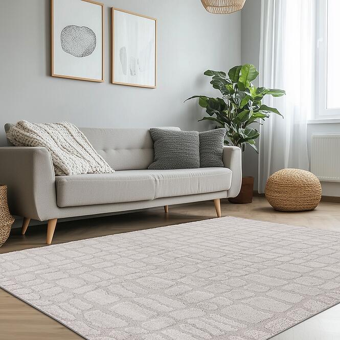 Szőnyeg Lotus 0,8/1,5 LOT301 ezüst