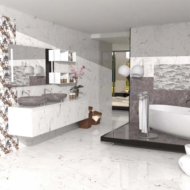 Gres Marquina White 45/45,7