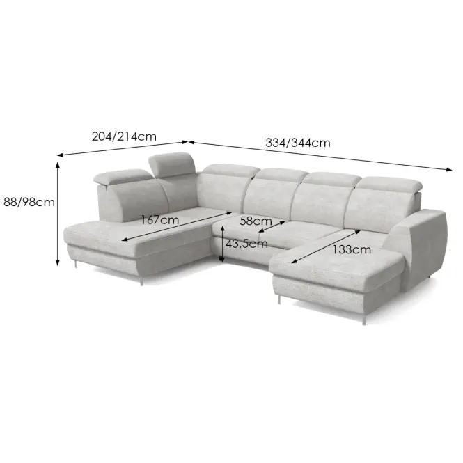 Sarokgarnitúra szett Fancy P Vibe 86