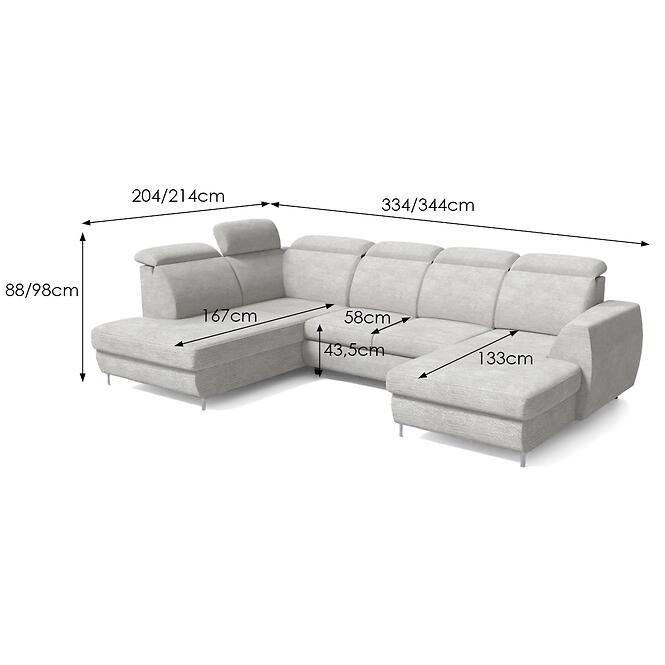 Sarokgarnitúra szett Fancy P Vibe 86,6