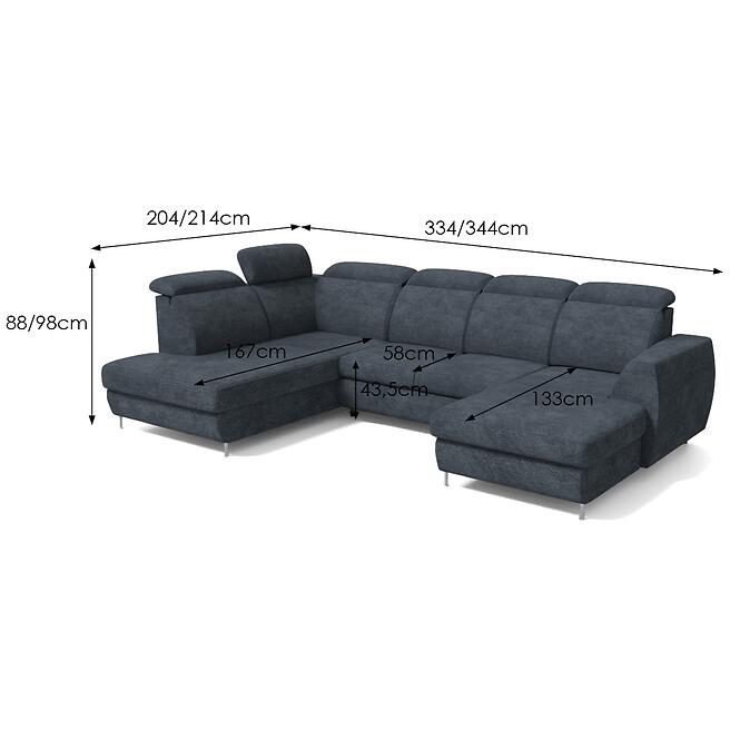 Sarokgarnitúra szett Fancy P Vibe 97