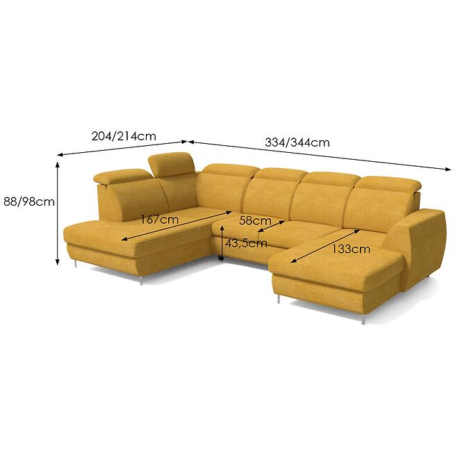 Sarokgarnitúra szett Fancy P Vibe 53