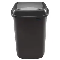 Quatro hulladékgyűjtő 28L ezüst 610-07 48PK