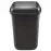 Quatro hulladékgyűjtő 28L ezüst 610-07 48PK