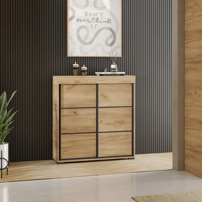 Komód Tanger 80 Tölgy Craft Arany