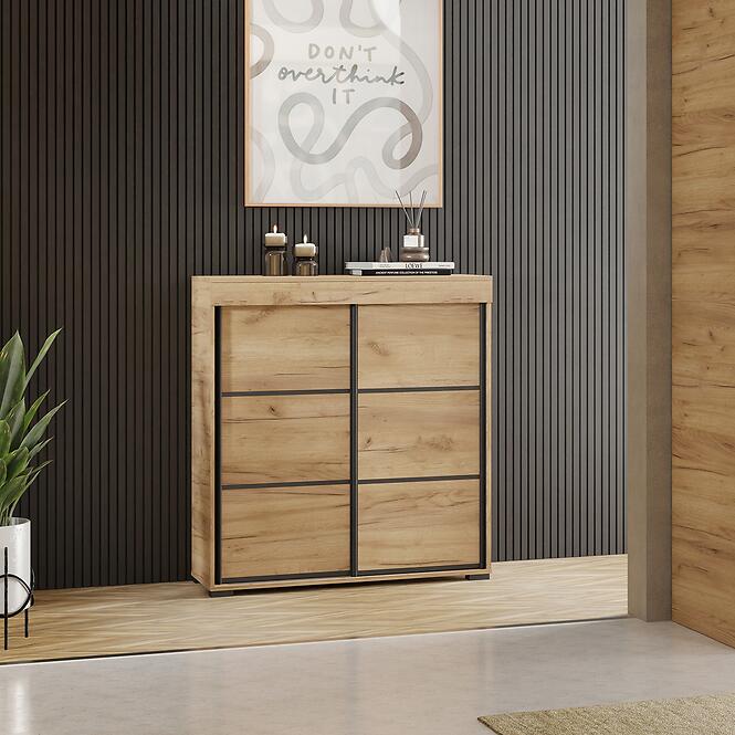Komód Tanger 80 Tölgy Craft Arany