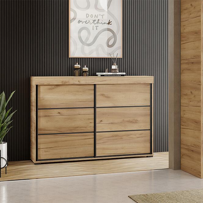 Komód Tanger 140 Tölgy Craft Arany