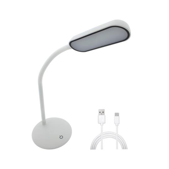 Asztali lámpa TR-088M LED USB WHITE LB1,2