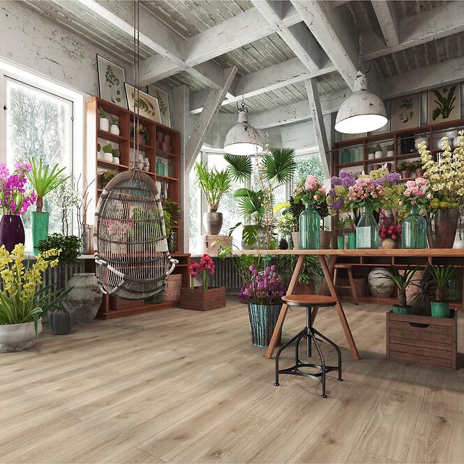 Laminált padló tölgy Scandi 8 mm AC4 Aqua Parquet Mercado 6201