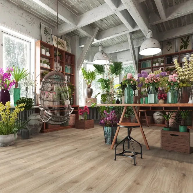 Laminált padló tölgy Scandi 8 mm AC4 Aqua Parquet Mercado 6201,5