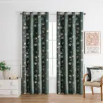 Függöny fémkarikával GINKO RQ-015/210GSM 140x250 zöld
