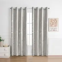 Függöny fémkarikával VELVI 2504-7/210GSM 140x250 szürke