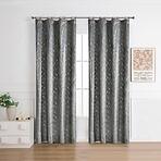 Függöny ráncoló szalagon DONA 2504-15/210GSM 140x250 szürke