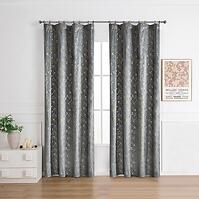 Függöny ráncoló szalagon DONA 2504-15/210GSM 140x250 szürke