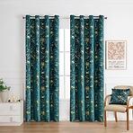 Függöny fémkarikával INESS 2504-4/210GSM 140x250 türkiz