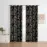 Függöny ráncoló szalagon MOLLY RQ-198/210GSM 140x250 fekete