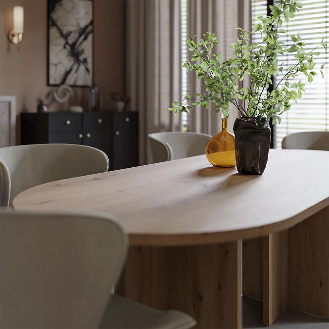 Asztal Loen 204x90 Tölgy Artisan