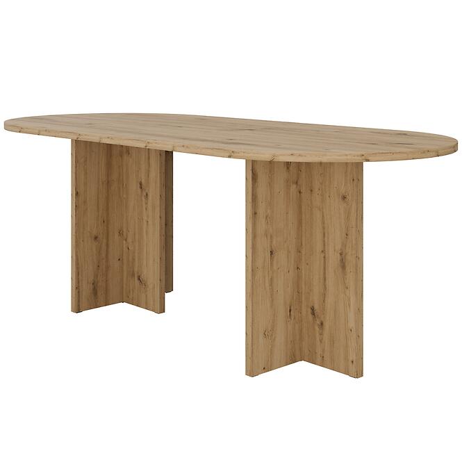 Asztal Loen 204x90 Tölgy Artisan