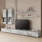 Nappali bútor Baros 10 Világos beton