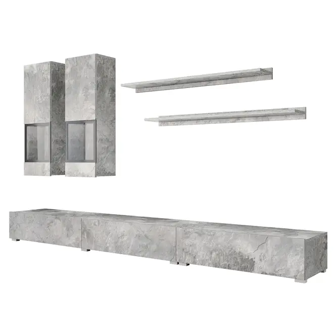 Nappali bútor Baros 10 Világos beton,4