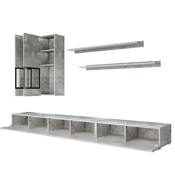 Nappali bútor Baros 10 Világos beton