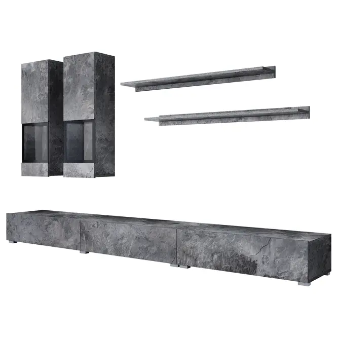 Nappali bútor Baros 10 Sötét beton
