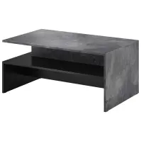 Dohányzóasztal Baros 99 Sötét beton