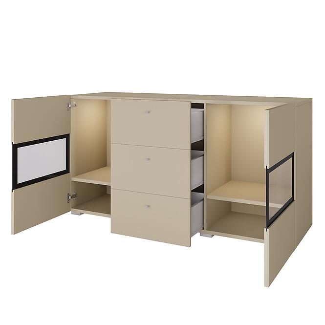 Komód Baros 26  2d3d Bézs