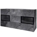 Komód Baros 26  2d3d Sötét beton